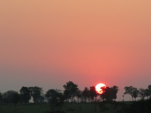 Paraguays vackra solnedgång!